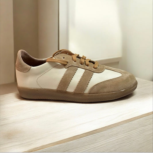 Deportivo 111 beige- serraje