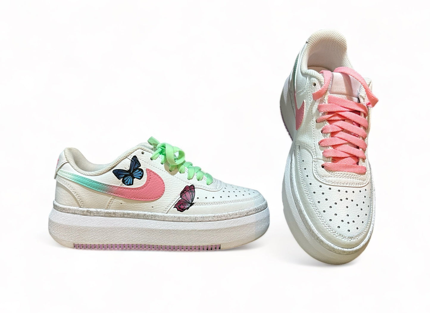 Nike court vision alta "Degradado nike mariposas"